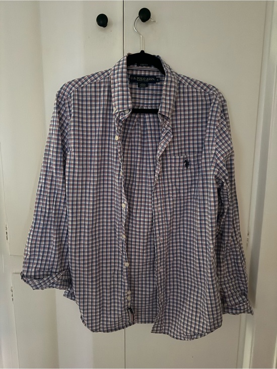 U.S. Polo Assn. Tops - U.S. Polo Assn. Check Button-Down Shirt